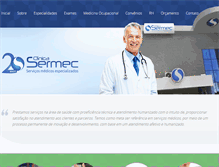 Tablet Screenshot of clinicasermec.com.br
